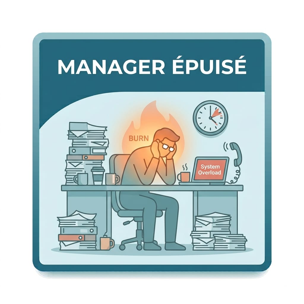 Manager épuisé