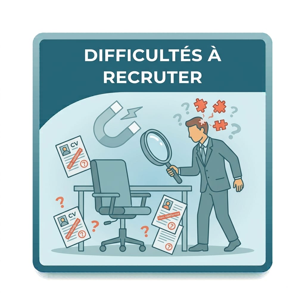 Difficulté à recruter